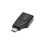 Digitus 4K USB adapteris USB-C uz HDMI-A, melns, alumīnijs