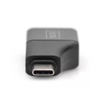 Digitus 4K USB adapteris USB-C uz HDMI-A, melns, alumīnijs