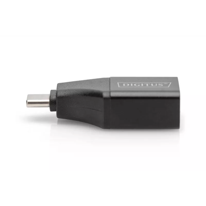 Digitus 4K USB adapteris USB-C uz HDMI-A, melns, alumīnijs