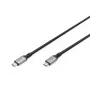 DIGITUS USB 4 savienojuma kabelis. TypeC uz TypeC. AL korpuss PP pinums 4Ka60Hz. PD3.0. 20Gbit/s. 3m. melns
