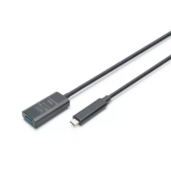 DIGITUS aktīvs USB-C pagarinātāja kabelis - 10G USB 3.2 Gen2 USB-C - USB-A (v/š) - 5m