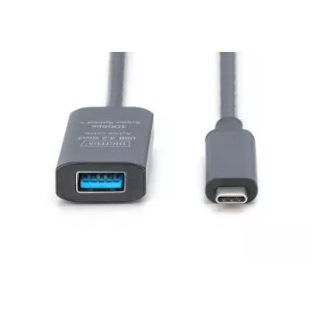 DIGITUS aktīvs USB-C pagarinātāja kabelis - 10G USB 3.2 Gen2 USB-C - USB-A (v/š) - 5m
