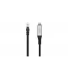 DIGITUS USB-C 3.2 Gen1 - RJ45 Ethernet kabelis - CAT6a S/FTP Melns - 3m