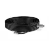 DIGITUS USB-C 3.2 Gen1 - RJ45 Ethernet kabelis - CAT6a S/FTP melns - 15m