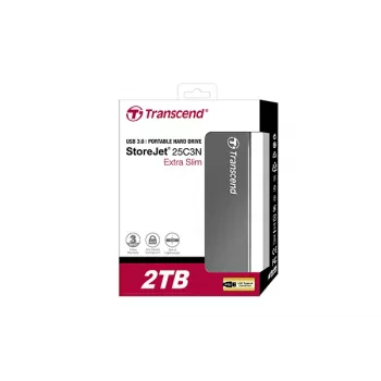 TRANSCEND StoreJet 25C3 2TB dzelzs pelēks