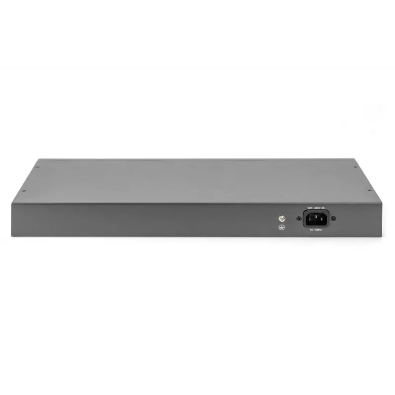 DIGITUS 24 portu Fast Ethernet PoE komutators 2G Combo TP/SFP 390W