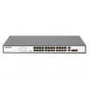 DIGITUS 24 portu Fast Ethernet PoE komutators 2G Combo TP/SFP 390W
