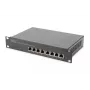 DIGITUS 8 portu gigabitu Ethernet slēdzis 10 collu 8x10/100/1000Mbps RJ45