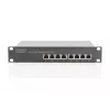 DIGITUS 8 portu gigabitu Ethernet slēdzis 10 collu 8x10/100/1000Mbps RJ45
