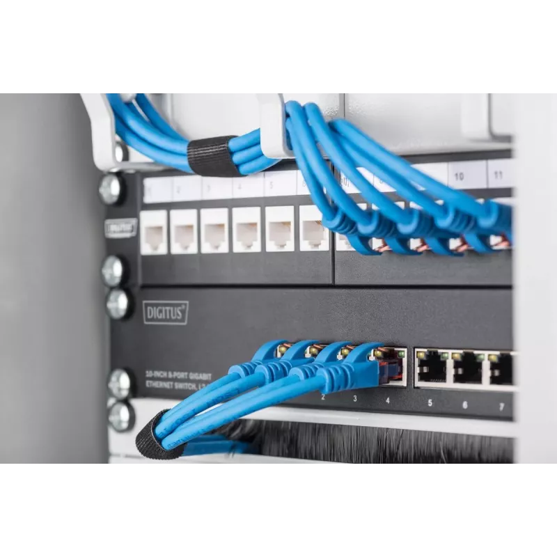 DIGITUS L2 pārvaldāms Gigabit Ethernet slēdzis 8 portu, 10 collu