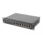 DIGITUS L2 pārvaldīts Gigabit Ethernet PoE slēdzis, 8 porti PoE, 10 collu, 80 W PoE budžets
