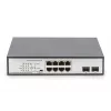 Nepārvaldāms slēdzis Digitus DN-95140 8-Portu Gigabit PoE