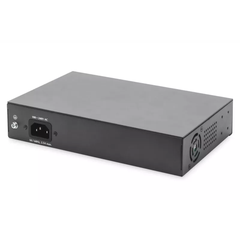 Nepārvaldāms slēdzis Digitus DN-95140 8-Portu Gigabit PoE