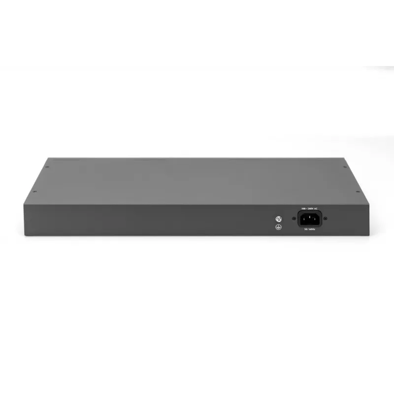 DIGITUS Fast Ethernet PoE komutators 16-portu PoE + 2 Combo. 250 W PoE budžets