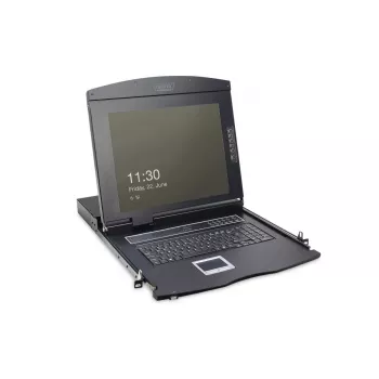 DIGITUS modulārā konsole 17 TFT & skārienpaliktnis bez tastatūras bez KVM moduļa
