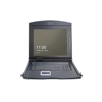 DIGITUS modulārā konsole 17 TFT & skārienpaliktnis bez tastatūras bez KVM moduļa