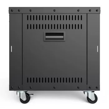 DIGITUS 8U AVS plaukts 420x507x460mm vītņotas montāžas atveres ritentiņi melns