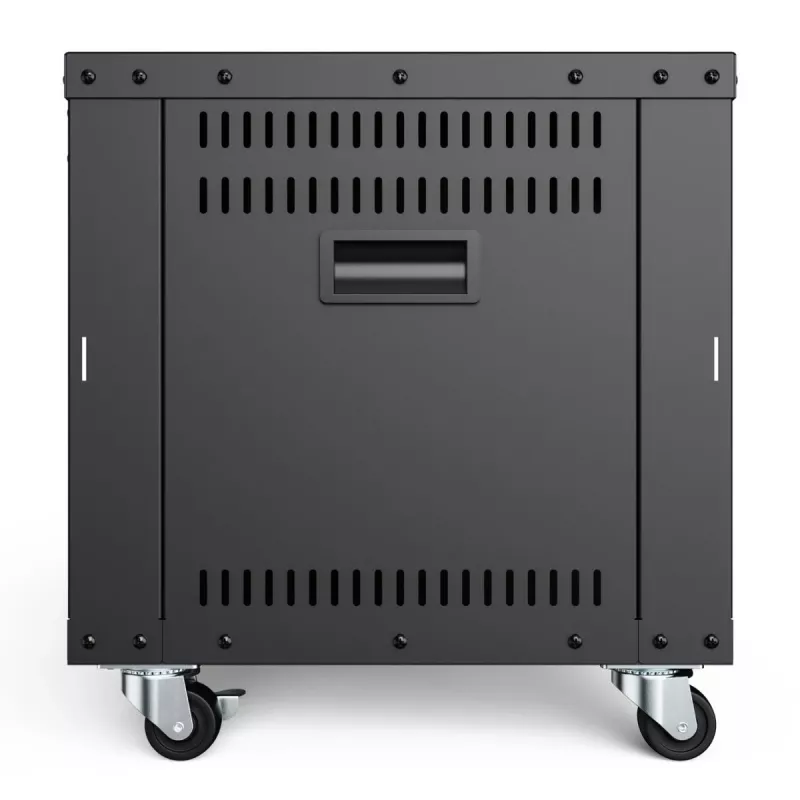 DIGITUS 8U AVS plaukts 420x507x460mm vītņotas montāžas atveres ritentiņi melns