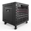 DIGITUS 8U AVS plaukts 420x507x460mm vītņotas montāžas atveres ritentiņi melns