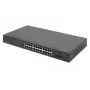 DIGITUS Nepārvaldāms PoE komutators - 24 portu Gigabit + 2 portu Gigabit SFP