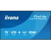 iiyama LH7575UHS-B2AG Signage Displejs Digitālās izkārtnes plakanais panelis 190.5 cm (75 collas) LCD Wi-Fi 500 cd/m² 4K Ultra HD Melns Iebūvēts procesors Android 11 24/7