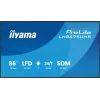 Digitālās izkārtnes displejs iiyama 86 collu 4K UHD LCD Android 24/7