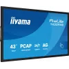iiyama T4329AS-B1AG datora monitors 108 cm (42,5 collas) 3840 x 2160 pikseļi 4K Ultra HD LED skārienekrāns Melns