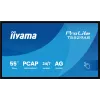 iiyama T5529AS-B1AG Signāla displejs Kioska dizains 138.7 cm (54.6 collas) LED Wi-Fi 450 cd/m² 4K Ultra HD Melns Skārienekrāns Iebūvēts procesors Android 24/7