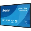 iiyama T5529AS-B1AG Signāla displejs Kioska dizains 138.7 cm (54.6 collas) LED Wi-Fi 450 cd/m² 4K Ultra HD Melns Skārienekrāns Iebūvēts procesors Android 24/7