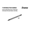 iiyama T5529AS-B1AG Signāla displejs Kioska dizains 138.7 cm (54.6 collas) LED Wi-Fi 450 cd/m² 4K Ultra HD Melns Skārienekrāns Iebūvēts procesors Android 24/7