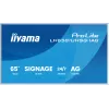 iiyama LH6581UHSG-1AG Signage Display digitālā reklāmas plakanā paneļa displejs, 163,8 cm (64,5 collas), Wi-Fi, 500 cd/m², 4K Ultra HD, balts, Iebūvēts procesors, Android, 24/7