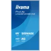 iiyama LH6581UHSG-1AG Signage Display digitālā reklāmas plakanā paneļa displejs, 163,8 cm (64,5 collas), Wi-Fi, 500 cd/m², 4K Ultra HD, balts, Iebūvēts procesors, Android, 24/7