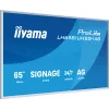 iiyama LH6581UHSG-1AG Signage Display digitālā reklāmas plakanā paneļa displejs, 163,8 cm (64,5 collas), Wi-Fi, 500 cd/m², 4K Ultra HD, balts, Iebūvēts procesors, Android, 24/7