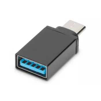 DIGITUS USB Type-C adapteris, Type-C uz A Super-Speed, melns