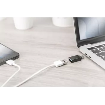 DIGITUS USB Type-C adapteris, Type-C uz A Super-Speed, melns