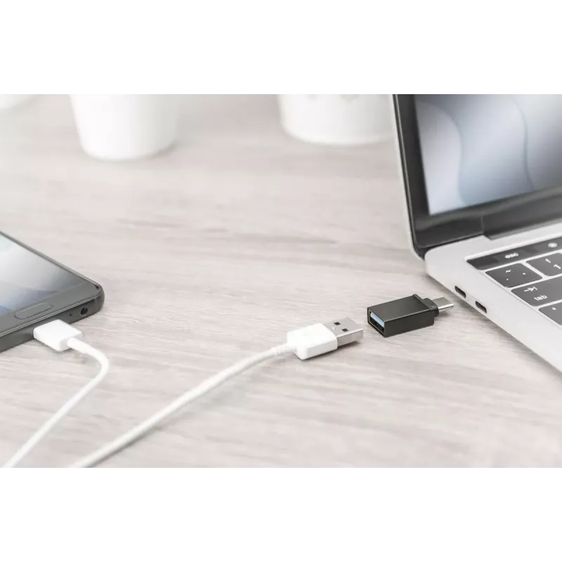 DIGITUS USB Type-C adapteris, Type-C uz A Super-Speed, melns