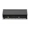 Patch Panel Digitus Desktop CAT 6A EA klase Shielded Melns
