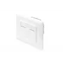 DIGITUS CAT6A EA klase tīkla kontaktligzda, ekranēta 1x RJ45, LSA, tīri balta, līdzenai montāžai, 8 virzienu