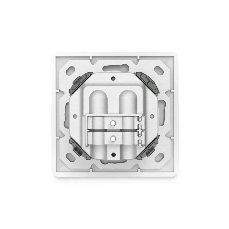 DIGITUS CAT6A EA klase tīkla kontaktligzda, ekranēta 2x RJ45, LSA, tīri balta, līdzena montāža, 8 virzienu