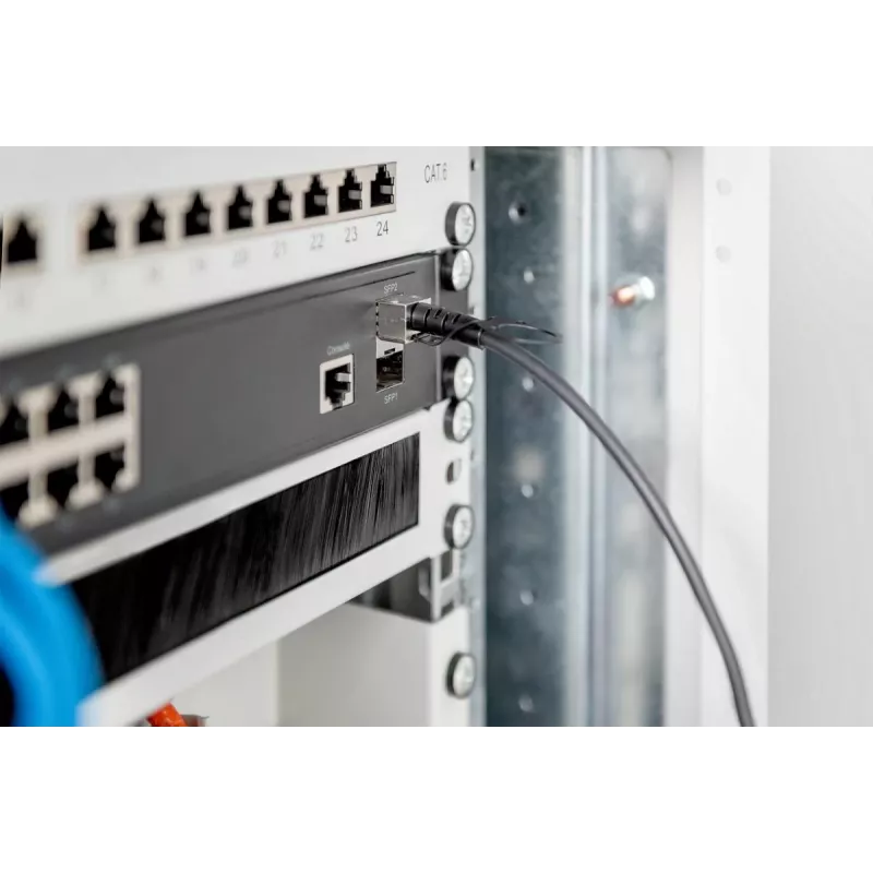 DIGITUS SFP+ 10G DAC kabelis 5m AWG 30 Cisco, Ubiquiti, Allied Telesis, Allnet, D-Link, Edimax, Intellinet, KTI Networks
