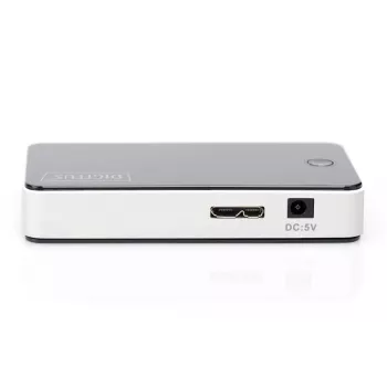 DIGITUS USB-hubs 4 portu USB 3.0 ārējais, melns, spīdīgs