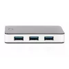 DIGITUS USB-hubs 4 portu USB 3.0 ārējais, melns, spīdīgs
