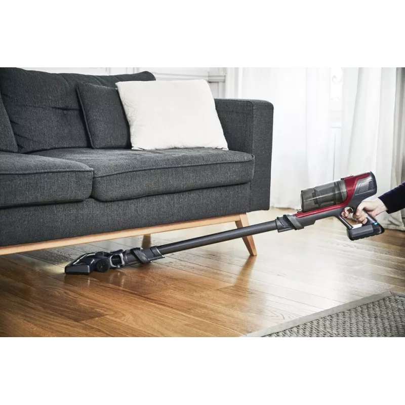 Rowenta RH6878 2-in-1 stick vacuum baterija Dry Cyclonic Bagless 0.55 L 100 W Red, pelēka