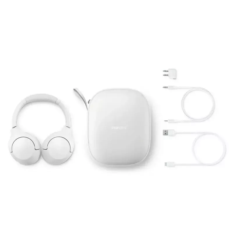 Philips TAH8506WT/00 austiņas/austiņu komplekts Bezvadu Galvas lente Zvani/Mūzika USB Type-C Bluetooth Balts
