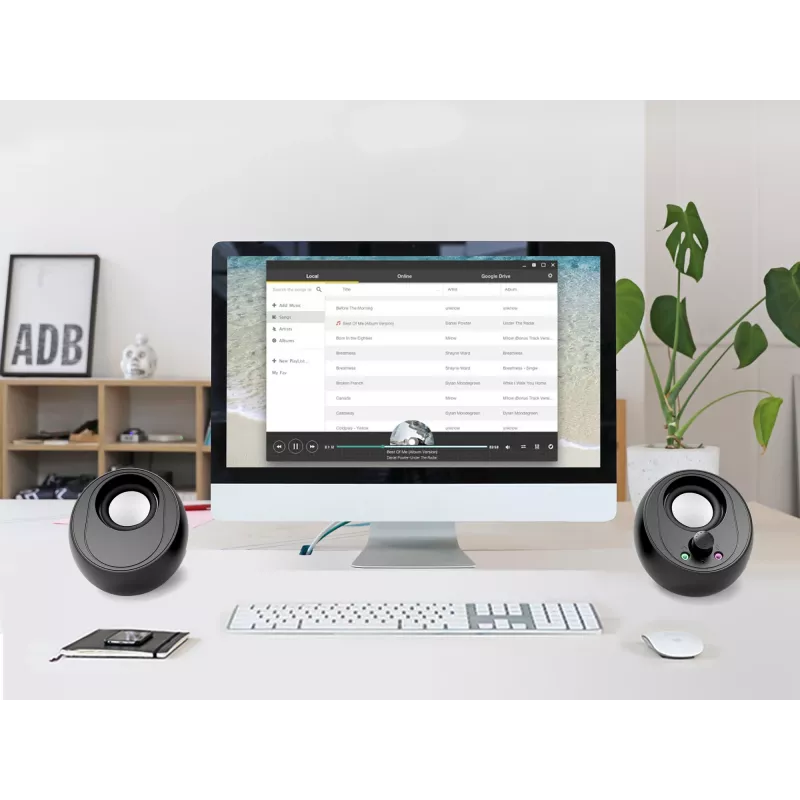 Conceptronic BJORN 2.0 kanālu datora skaļrunis ar Bluetooth, 10W