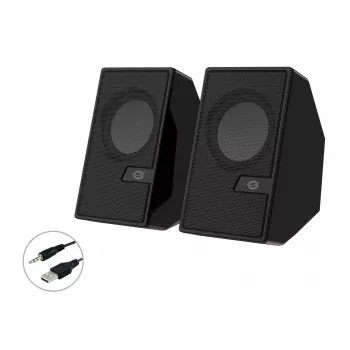 Conceptronic BJORN 2.0 kanālu datora skaļrunis ar Bluetooth, 6 W