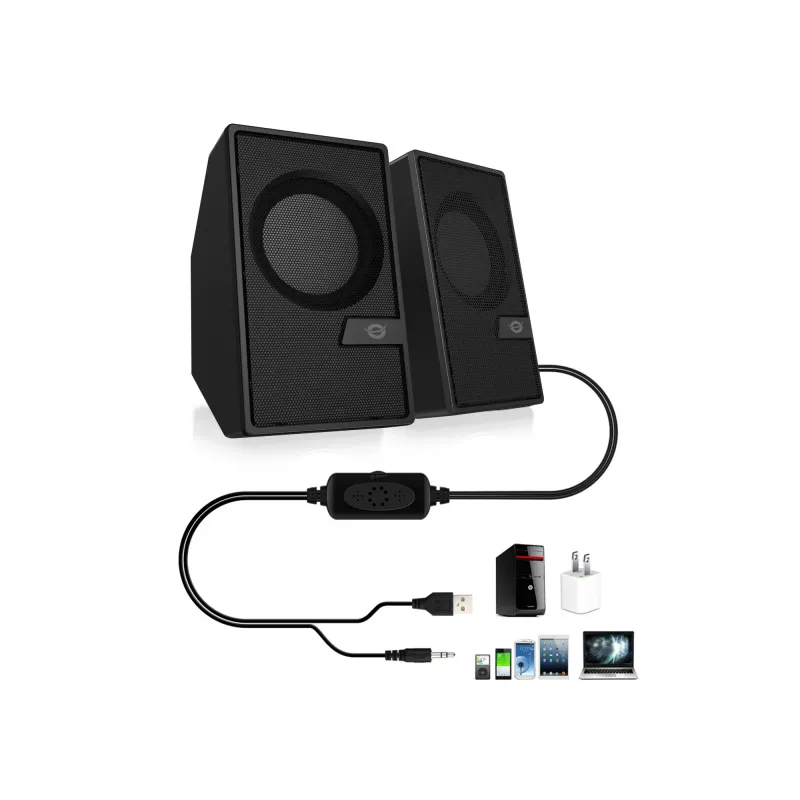 Conceptronic BJORN 2.0 kanālu datora skaļrunis ar Bluetooth, 6 W
