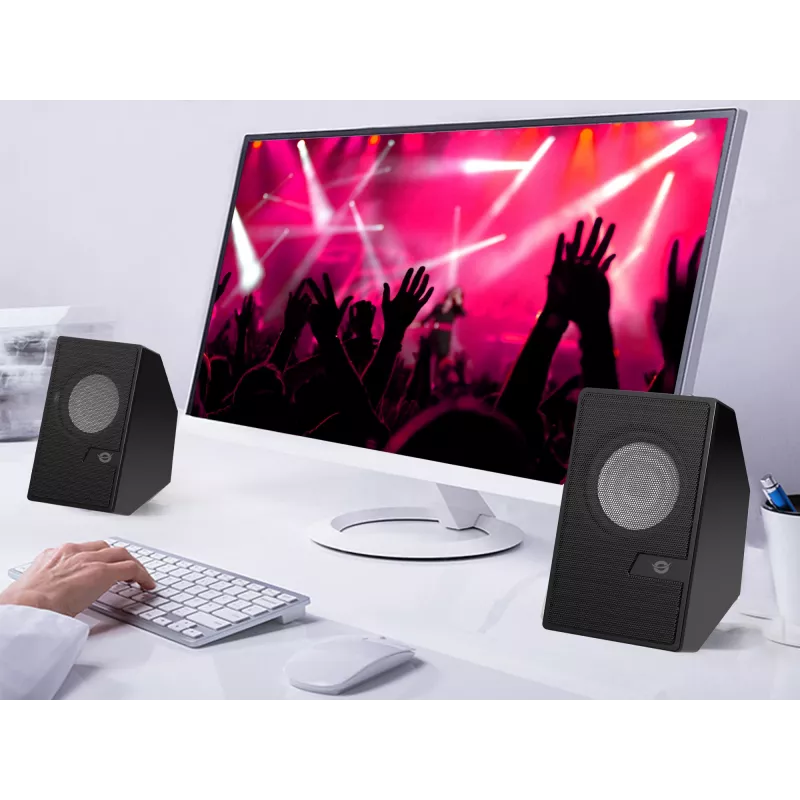 Conceptronic BJORN 2.0 kanālu datora skaļrunis ar Bluetooth, 6 W