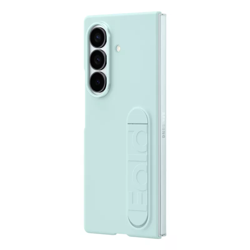 Samsung Galaxy Fold7 Silikona maciņš, Vāciņš, Samsung, Galaxy Z Fold7, 20,3 cm (8 collas), Piparmētru krāsa