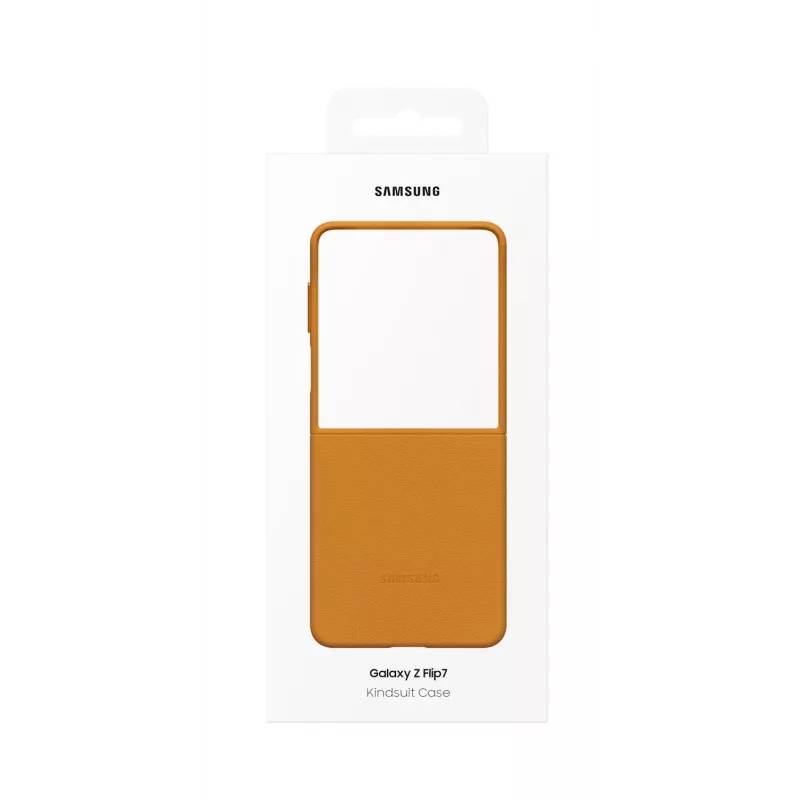 Aizsargājošs atlokāmais vāciņš Samsung Flip7 Kindsuit EF-VF766PAEGWW Galaxy Z Flip7 — Kamieļkrāsa